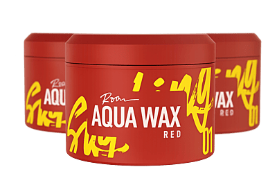 Roqvel Aqua Wax 01 Aqua Red water-based hair wax for strong hold and shine