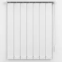 Vertical Blinds YM4201 - White 100% Blackout