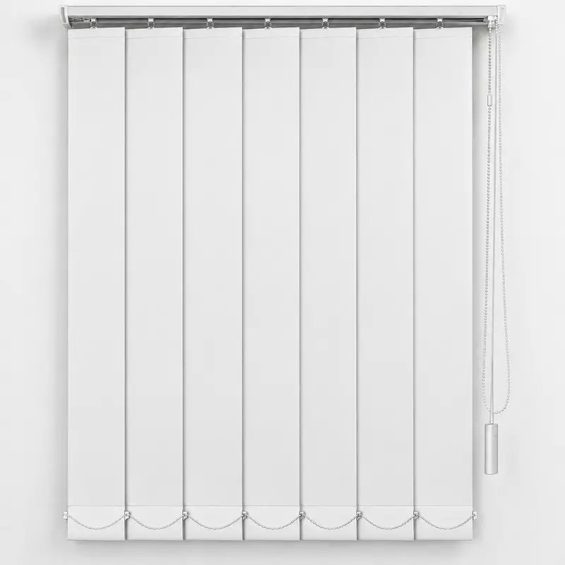 Vertical Blinds YM4201 - White 100% Blackout