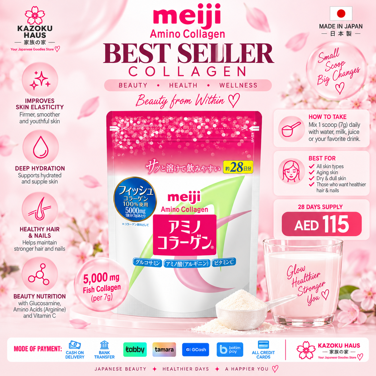 Meiji Amino Collagen Powder