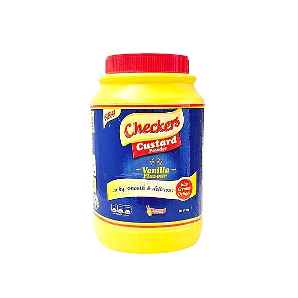24278 Checkers Custard Vanilla Powder 1kg X 4