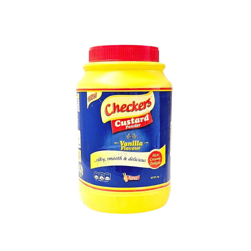 24278 Checkers Custard Vanilla Powder 1kg X 4