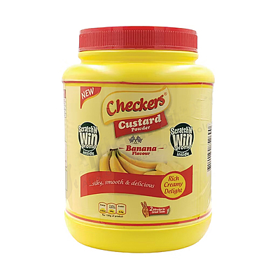 25166 Checkers Custard Banana 400g X 12