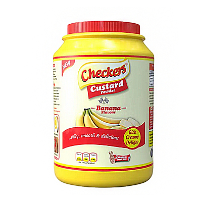 24277 Checkers Custard Banana Powder 1kg X 4