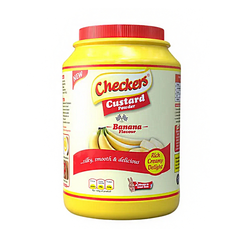 24277 Checkers Custard Banana Powder 1kg X 4