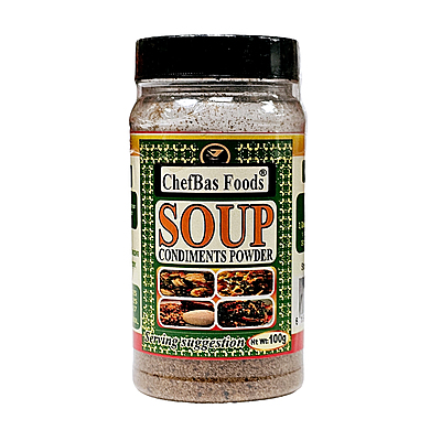 26669 Chef Bas Soup Condiments Powder 100g x 12