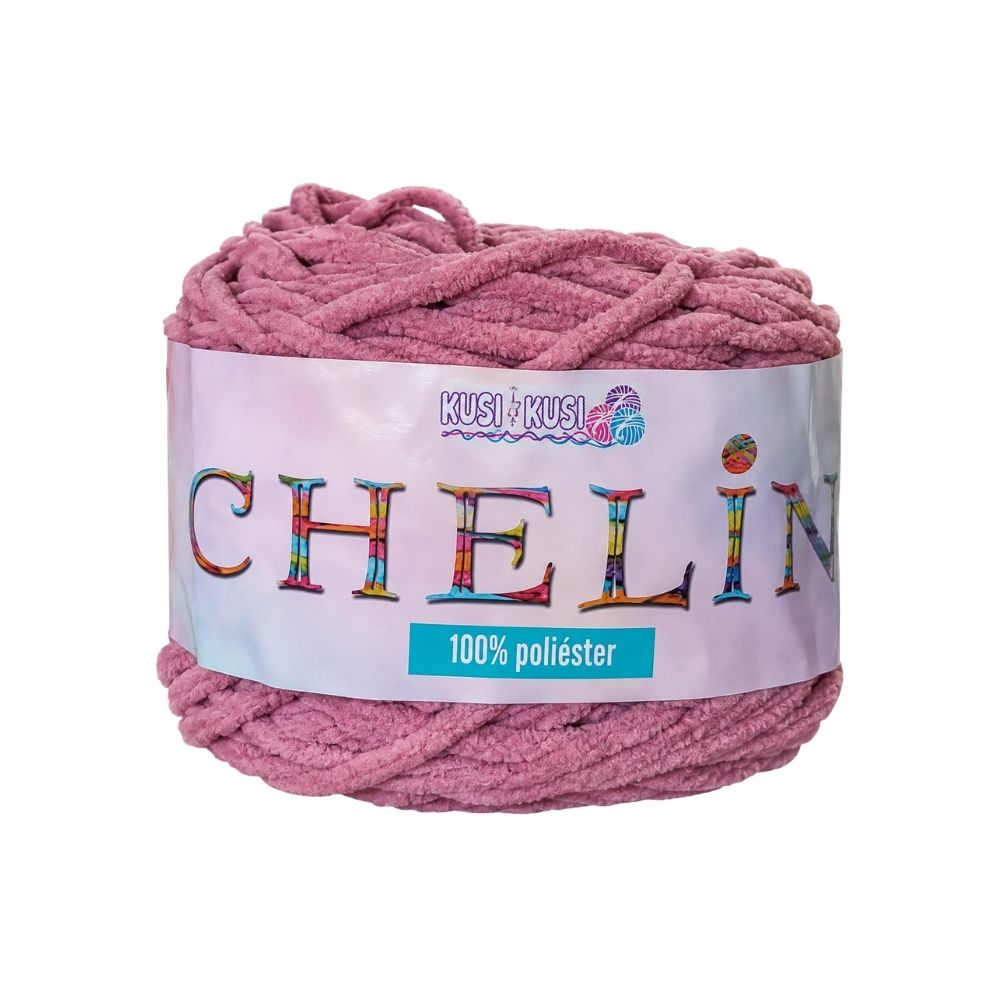 Lana Chelín T67 Palo de Rosa Paquete X 4 ovillos X 160 gramos