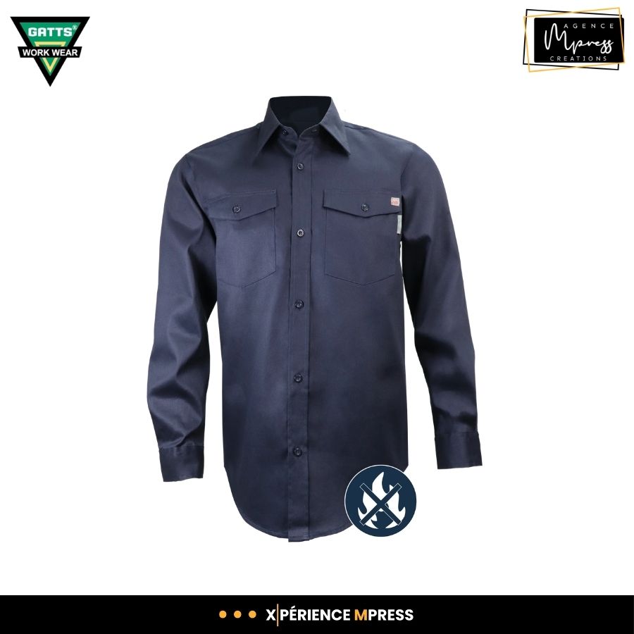 Chemise de travail ignifuge pour soudeur Chemise de travail ignifuge pour soudeur