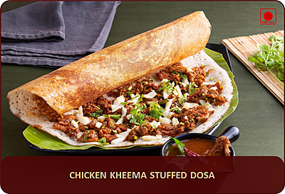 Chicken Keema Dosa - 1 Pc