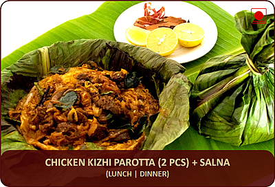Chicken Kizhi Parotta - 2 Pcs Chicken Kizhi Parotta - 2 Pcs