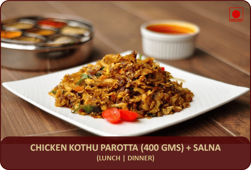Chicken Kothu Parotta - 400 Gms Chicken Kothu Parotta - 400 Gms
