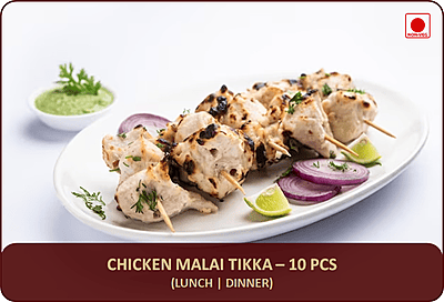 TND - Chicken Malai Tikka - 10 Pcs