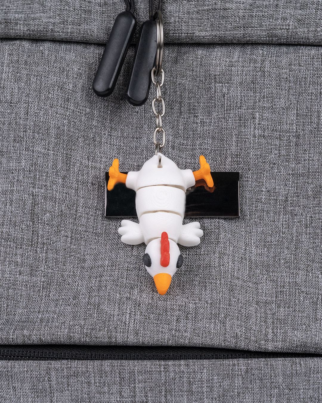 Chicken Settle - 3D Printed Flexi Keychain