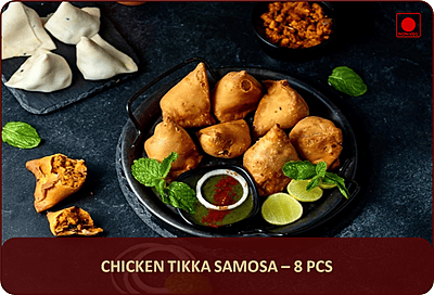 SM - Chicken Tikka Samosa - 8 Pcs