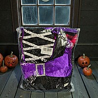 Girls Purple Witch Halloween Costume Child Sz M