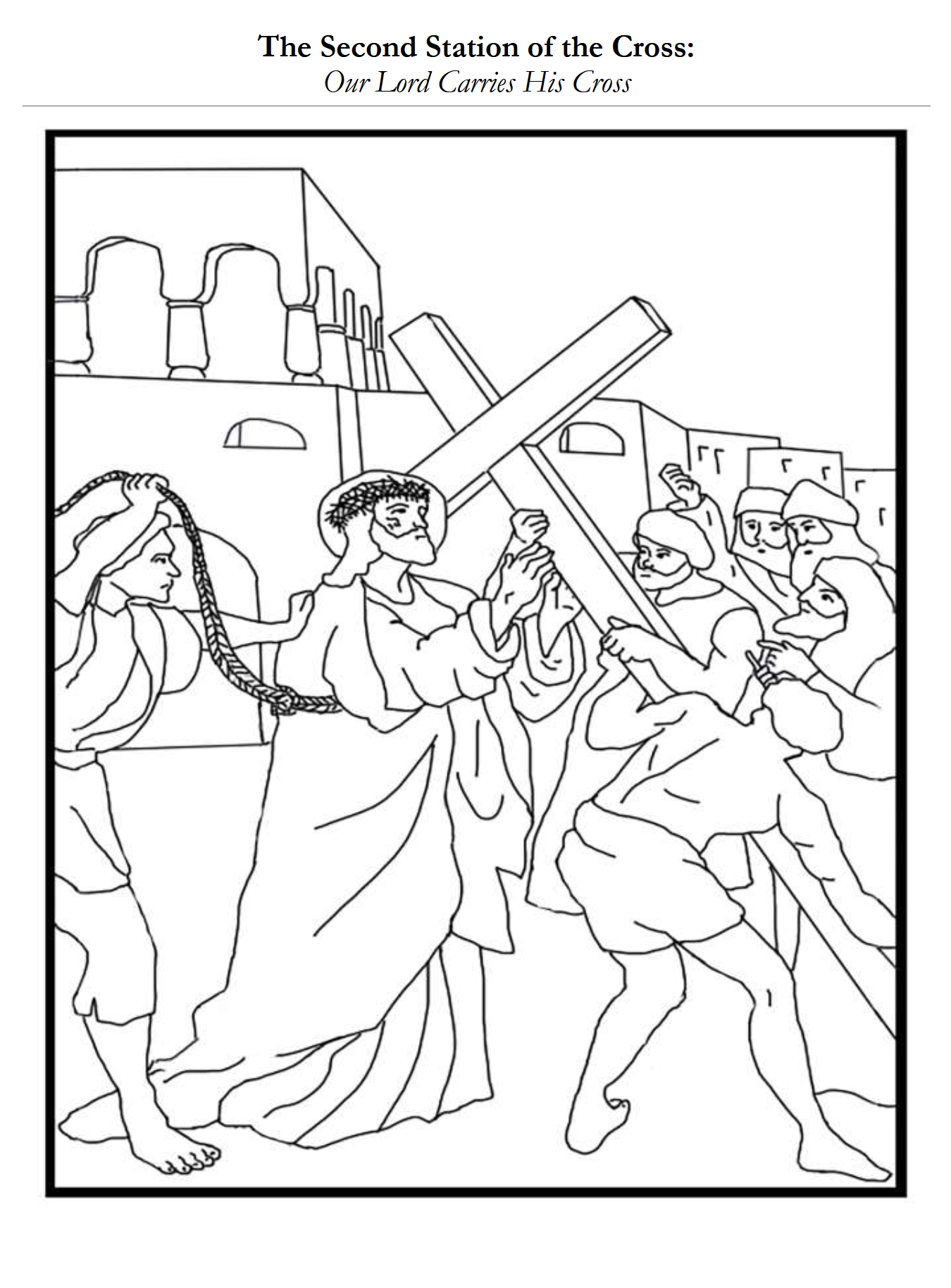 Children's Stations of the Cross: An Instructional Coloring Book