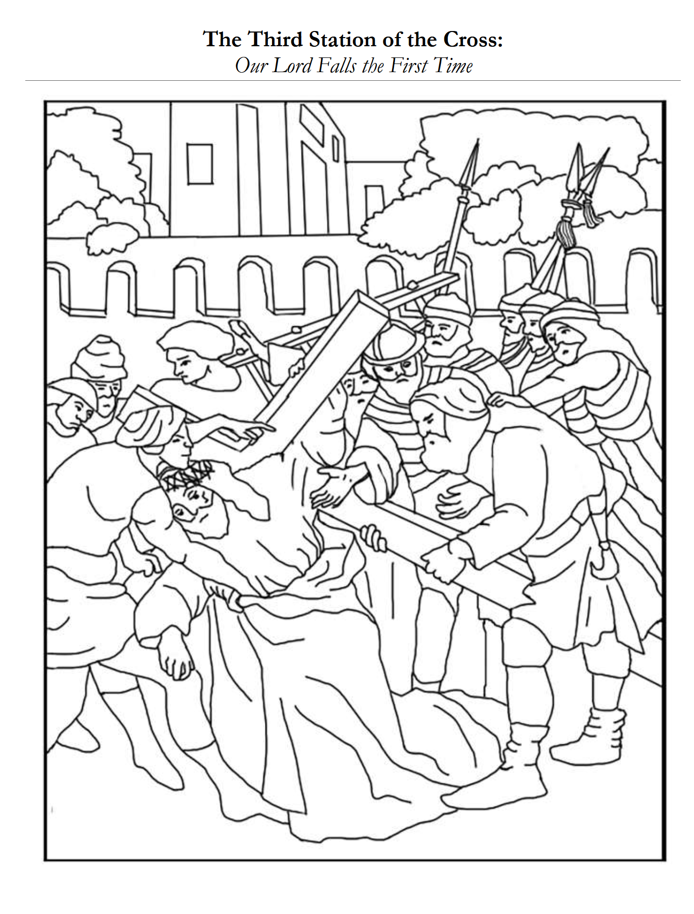 Children's Stations of the Cross: An Instructional Coloring Book
