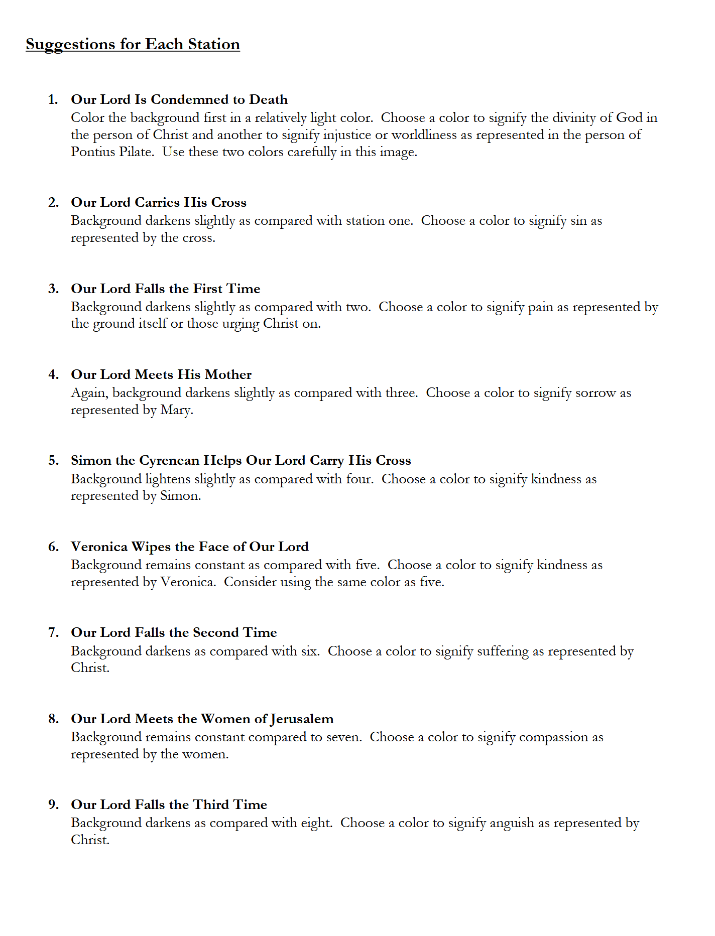 Children's Stations of the Cross: An Instructional Coloring Book (Emailed Download) Children's Stations of the Cross: An Instructional Coloring Book (Emailed Download)