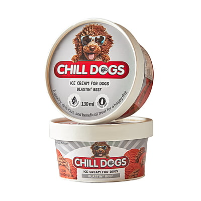 Chill Dogs Blastin' Beef Box 130ml X 4Cups