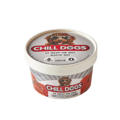 Chill Dogs Blastin' Beef Box 130ml X 4Cups