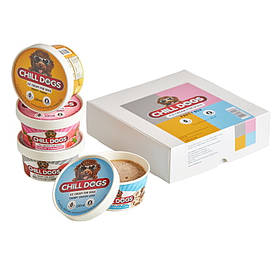 Chill Dogs Assorted Box 130ml X 4 Cups