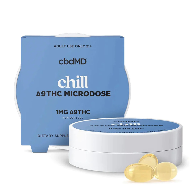 CBDMD BROAD SPECTRUM CBD MICRODOSE CHILL SOFTGET |
