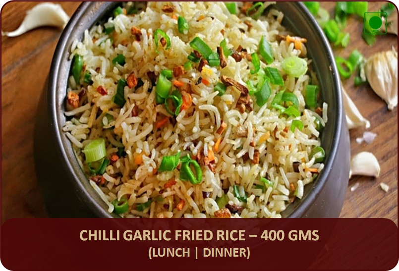 Chilli Garlic Fried Rice - 400 Gms