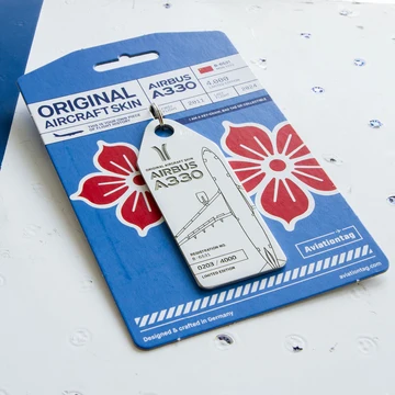 Aviationtag Airbus A330 - B-6531 - White