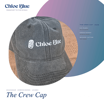 Vintage Hat Chloe Blue