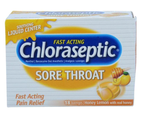 Chloraseptic Lozenges Honey Lemon