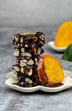 Farmely-Date Bites-Dark choco with orange -20g