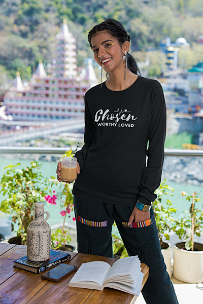 Women's Chosen, Worthy, Loved Long Sleeve