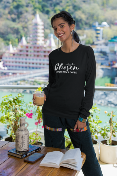Women's Chosen, Worthy, Loved Long Sleeve