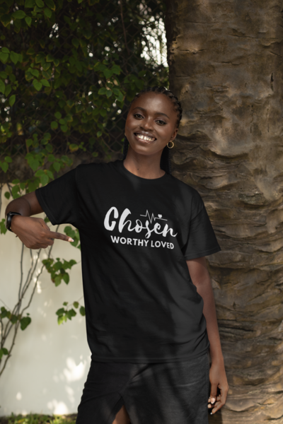 Women's Chosen, Worthy, Loved T-shirt