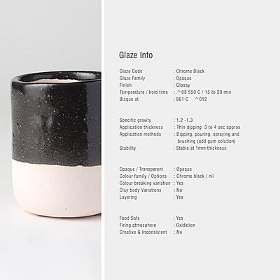 Sara Low Fire Opaque BBL Chrome Black Sara Low Fire Opaque BBL Chrome Black