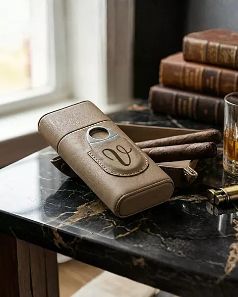 Cigar Case w/Cutter
