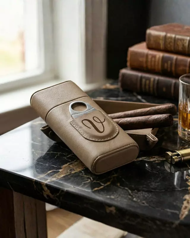 Cigar Case w/Cutter