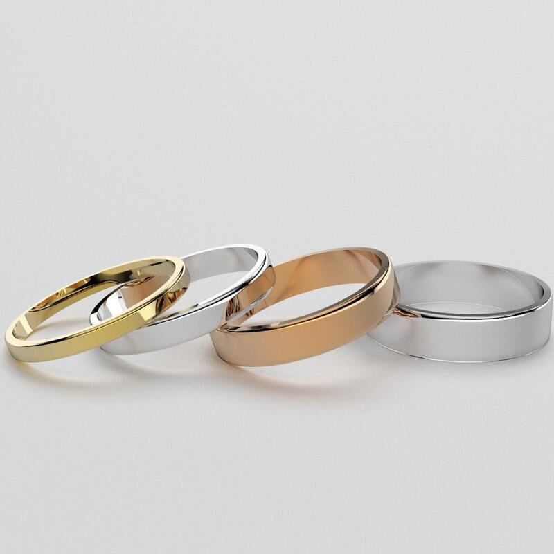 ALIANZAS CINTA 3.5GRS REGULAR FIT - PRECIO POR UNIDAD