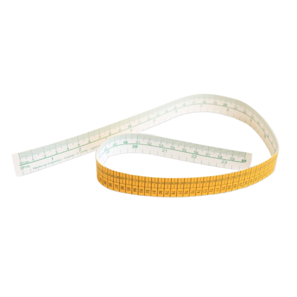Cinta Metrica Escala 60Cmx20M(1/2 Y 1/4) Caja X 25 Unidades