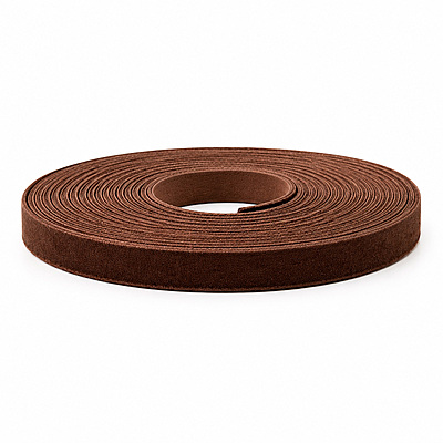Cinta Terciopelo 13Mm Cafe Rollo X 25 Yardas