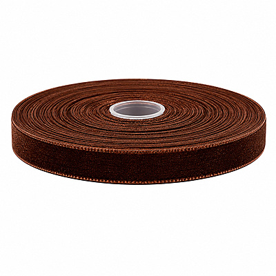 Cinta Terciopelo 6Mm Café Rollo X 25 Yardas