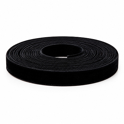 Cinta Terciopelo 6Mm Negro Rollo X 25 Yardas