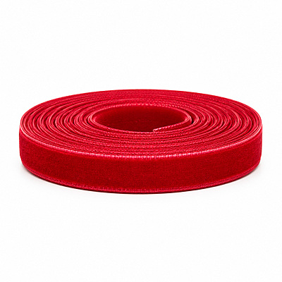 Cinta Terciopelo 6Mm Rojo Rollo X 10 Yardas