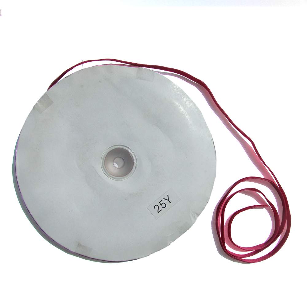 Cinta Terciopelo 6Mm Vinotinto X 25Yd Rollo X 25 Yardas