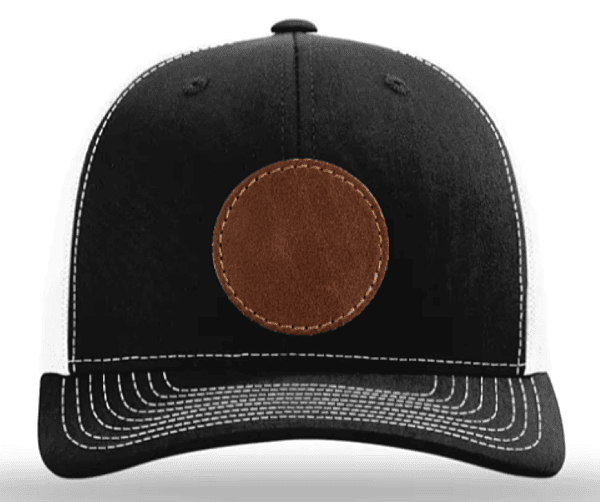 Custom Cap with Genuine Circle Leather Patch