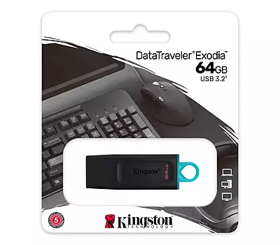 Clé USB 64 GB 3.2 Exodia Kingston