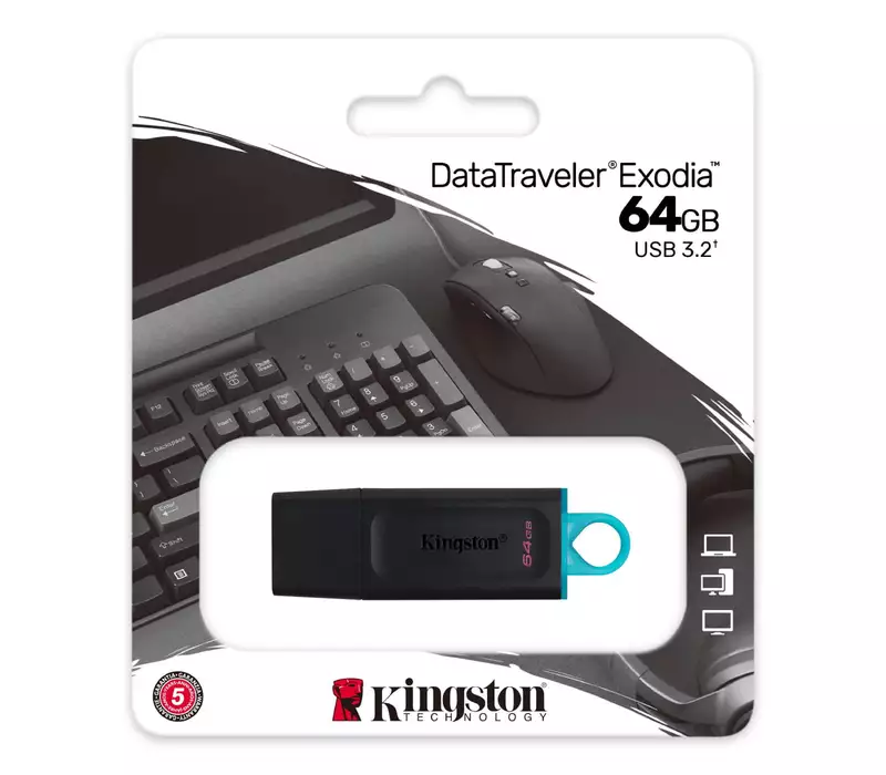 Clé USB 64 GB 3.2 Exodia Kingston