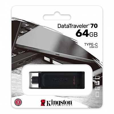 Clé USB 64 GO DT70 Type C Kingston