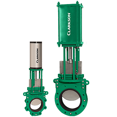 Clarkson SU10R Medium Slurry Knife Gate Valve Clarkson SU10R Medium Slurry Knife Gate Valve
