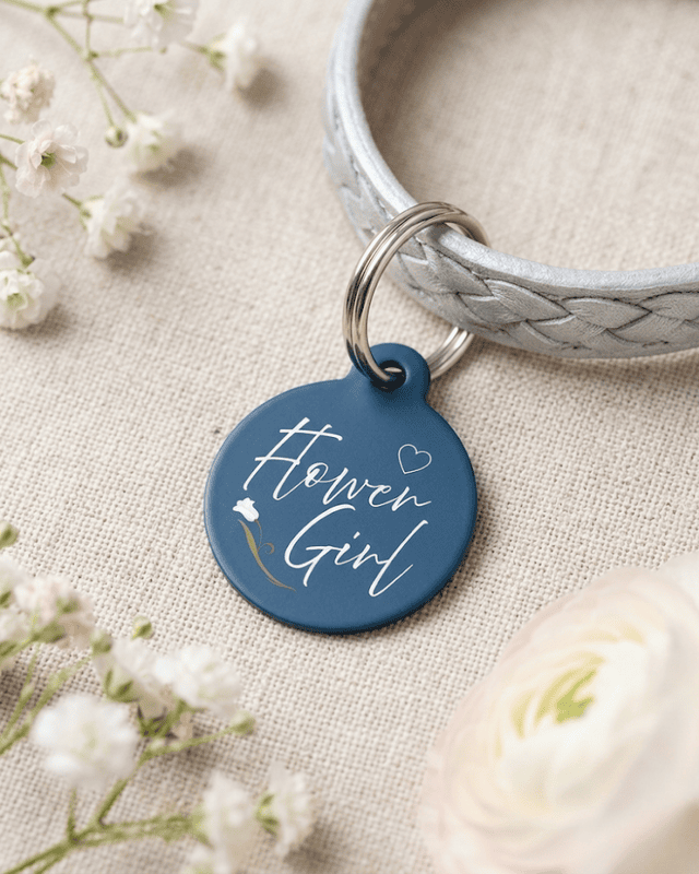 Classic Wedding Day Pet Tag
